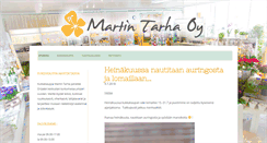 Desktop Screenshot of martintarha.fi