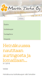 Mobile Screenshot of martintarha.fi